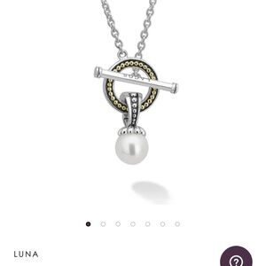 LAGOS Pearl Toggle Pendant Necklace